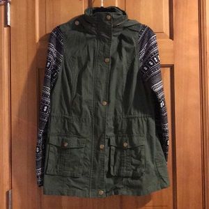 Army green jacket